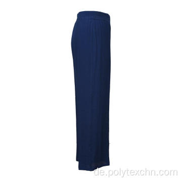 Culottes-Hose mit weitem Bein und langer Hose